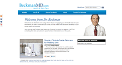 Desktop Screenshot of beckmanmd.com